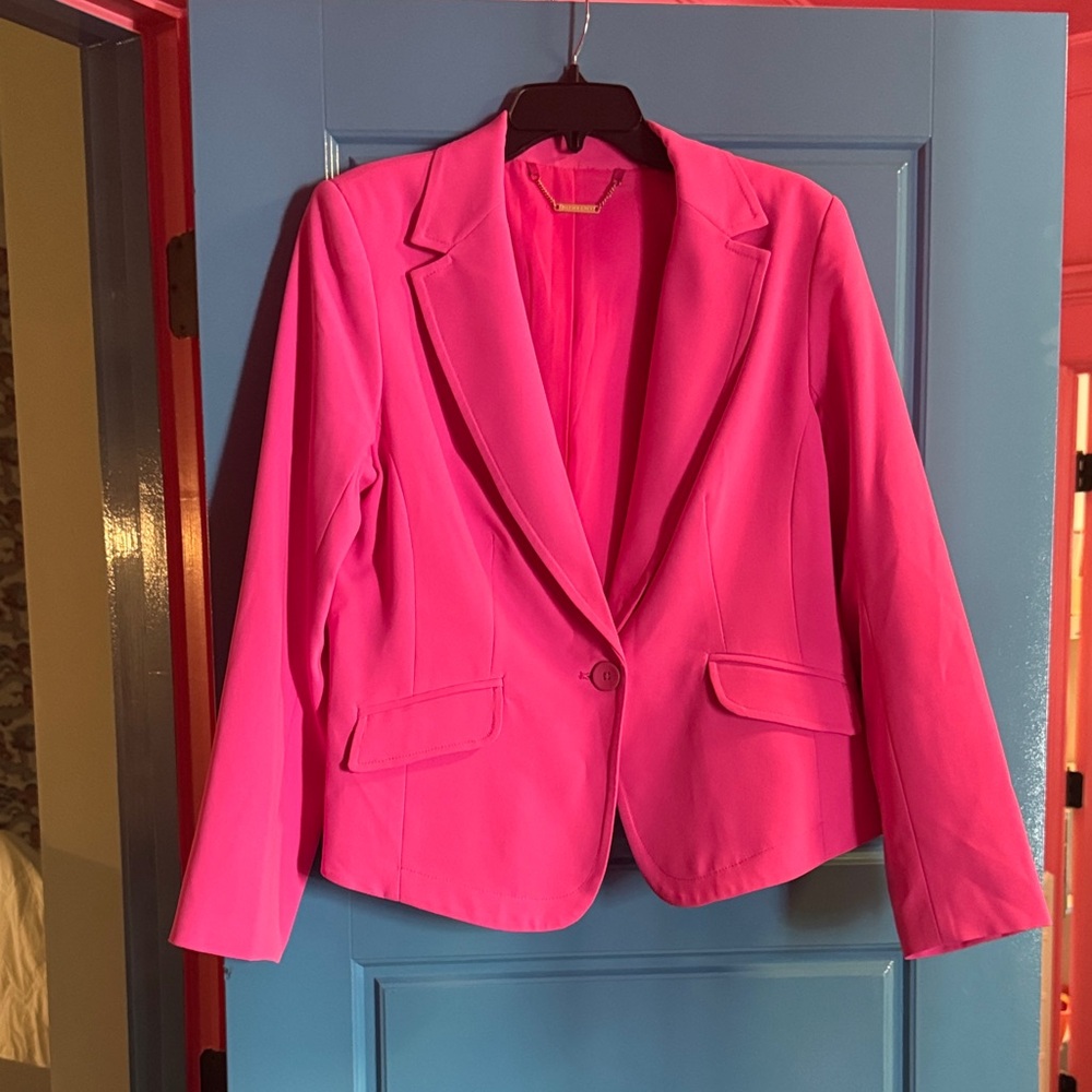Trina Turk Vibrant Pink Blazer 12